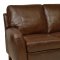 Jennifer Sofa & Loveseat Set in Antique Tan Full Leather