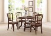 Frankford Dining Set 5Pc 5456 in Brown by Homelegance