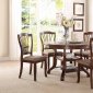 Frankford Dining Set 5Pc 5456 in Brown by Homelegance