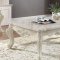 Erigeron Coffee Table 83060 in Antique Pearl & Marble by Acme