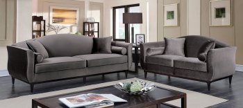 Karina Sofa CM6249 in Gray Flannelette w/Options [FAS-CM6249-Karina]