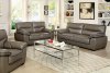 Lennox Sofa CM6126 in Gray Leatherette w/Options