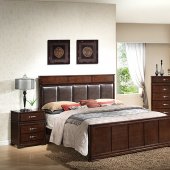 20416 Malibu Bedroom in Satin Chocolate by World Imports