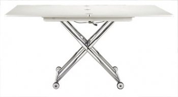 Choice of Color Wooden Top Dining Table with X Shape Steel Legs [ZDT-Senator]