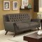 Leia II CM6135 Sofa in Gray Fabric w/Options