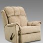 Sand Fabric Modern Elegant Rocker Recliner