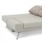 Amanda Sofa Bed in Light Brown Fabric by Lifestyle