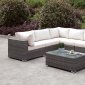 Somani CM-OS2128-2 Outdoor Sectional Sofa & Coffee Table Set