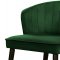 Cassie Counter Stool 793 Set of 2 Green Velvet Fabric - Meridian