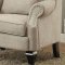 Willow Accent Chair CM-AC6271BG in Beige w/Optional Ottoman