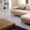 Urban Sectional Sofa in Taupe Leather by Beverly Hills