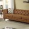 F6972 Sofa & Loveseat Set in Camel Leatherette by Boss