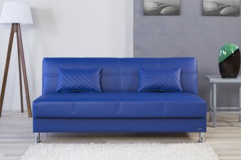 Eco Rest Sofa Bed in Zen Navy Leatherette by Casamode [CMSB-Eco-Rest-Zen-Navy]