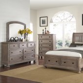 Allegra Bedroom B2159 in Pewter w/Options