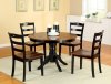 CM3027RT Johnstown 5Pc Dining Set in Antique Style Oak & Black