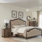 Heath Court Bedroom 5Pc Set 1682 in Brown Oak by Homelegance