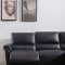 S275 Power Motion Sectional Sofa in Black Leather Beverly Hills