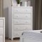 Kirsten 4Pc Youth Bedroom Set CM7547WH in White w/Options