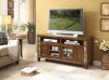 Chehalis TV Stand 35810-T60 in Brown Cherry by Homelegance