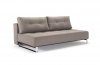 Supremax Deluxe Lounger Sofa Bed in Warm Gray by Innovation