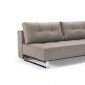 Supremax Deluxe Lounger Sofa Bed in Warm Gray by Innovation