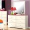 Kimmel CM7626PK 4Pc Kids Bedroom Set in White/Pink w/Options