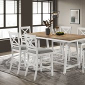 Hollis Counter Ht 5Pc Dining Set 122248 by Coaster w/Options