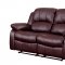 Cranley Power Motion Sofa 9700BRW in Brown by Homelegance