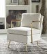 903841 Set of 2 Accent Chairs in Beige by Coaster