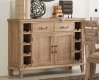 Colmar 5411RF-40 Server in Burnish Light Oak by Homelegance