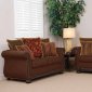 8500 Sofa in Brown Chenille Fabric w/Options