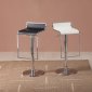 C027B-3 Leather Barstool Set of 2 Choice of Color by J&M