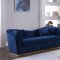 Arabella Sofa 617 in Navy Velvet Fabric by Meridian w/Options