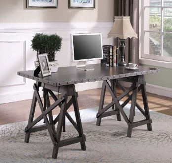 802241 Adjustable Writing Desk in Galvanized Grey by Coaster