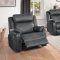 Yerba Recliner Sofa 9990GY in Dark Gray by Homelegance w/Options