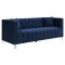 Ellington Sofa in Navy Blue Fabric by Elements w/Options