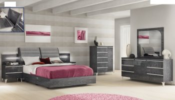 Elite Bedroom in Silver Birch by ESF w/Optional Case Goods [EFBS-Elite]