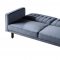 Qinven Adjustable Sofa LV00085 in Dark Gray Velvet by Acme