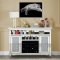 Noralie Wine Cabinet w/LED AC00526 in Mirrored by Acme