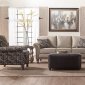 3400 Sofa by Serta Hughes in Two Step Almond Fabric w/Options