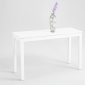 8750 Butterfly Leaves Extension Sofa Table in White by Chintaly