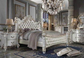 Vendome Bedroom BD01339Q in Antique Pearl by Acme w/Options [AMBS-BD01339Q Vendome]