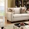 Liana Sofa CM6793 in Beige Fabric w/Options