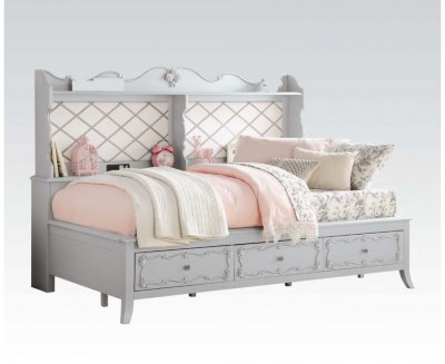 Edalene 39165 Daybed w/Storage in Gray by Acme w/Option