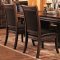 3635 Formal Dining Room in Cherry by Coaster w/Leather Seats