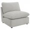 Collins Power Motion Sectional Sofa 609560P Gray Fabric -Coaster