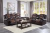 Briscoe Motion Sofa & Loveseat Set 9445BR by Homelegance