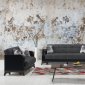 Almira Elena Gray Sofa Bed in Fabric by Casamode w/Options