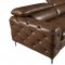 U8050 Sofa in Walnut Bonded Leather by Global w/Options