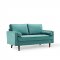 Valour Sofa in Teal Velvet Fabric by Modway w/Options